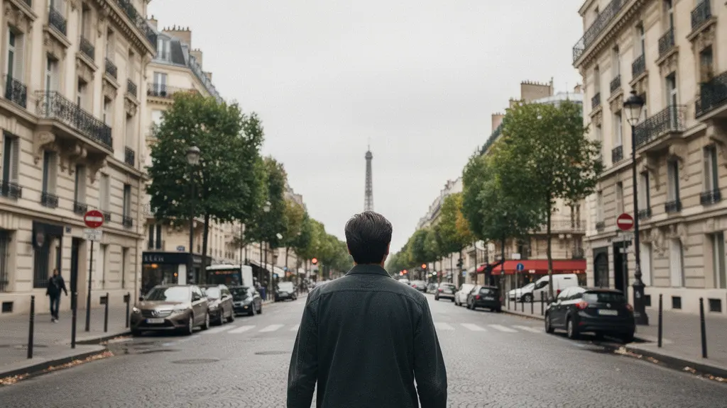 Vue panoramique Champs-Élysées depuis 8ème arrondissement Paris monuments accessibles